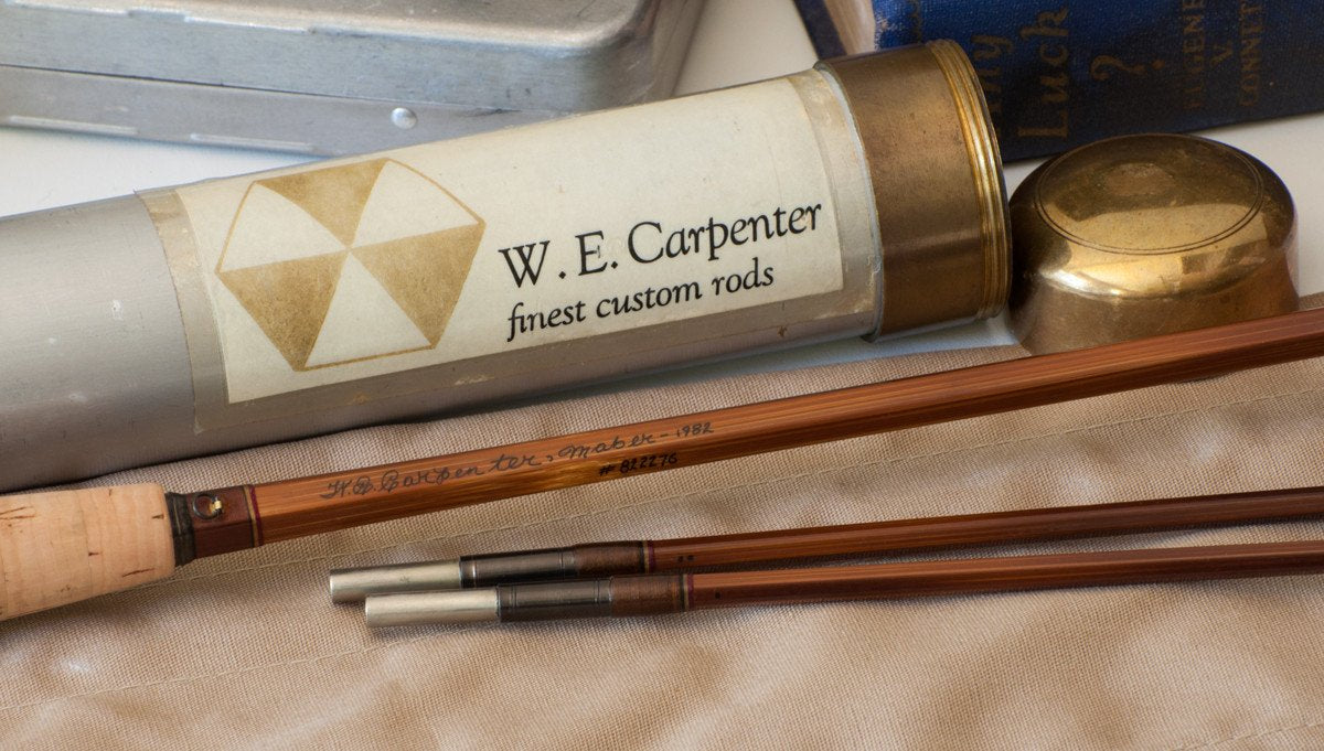 Walt Carpenter Browntone 7'6 2/2 5wt bamboo rod 