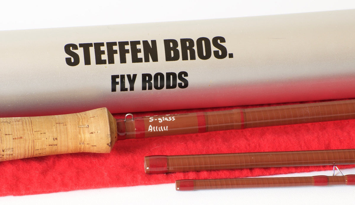 Steffen Bros. 8'3 6-7wt Fiberglass Fly Rod 