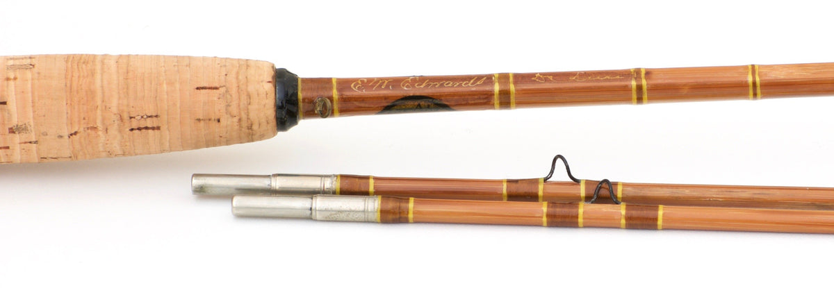Edwards, E.W. -- Extremely Scarce Signed 7' De Luxe Bamboo Rod (A&I)