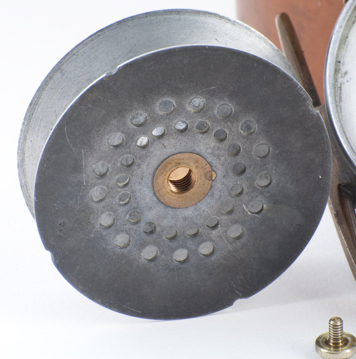 Hardy Contracted Brass Face Perfect 3 1/8" Fly Reel - open ball race!