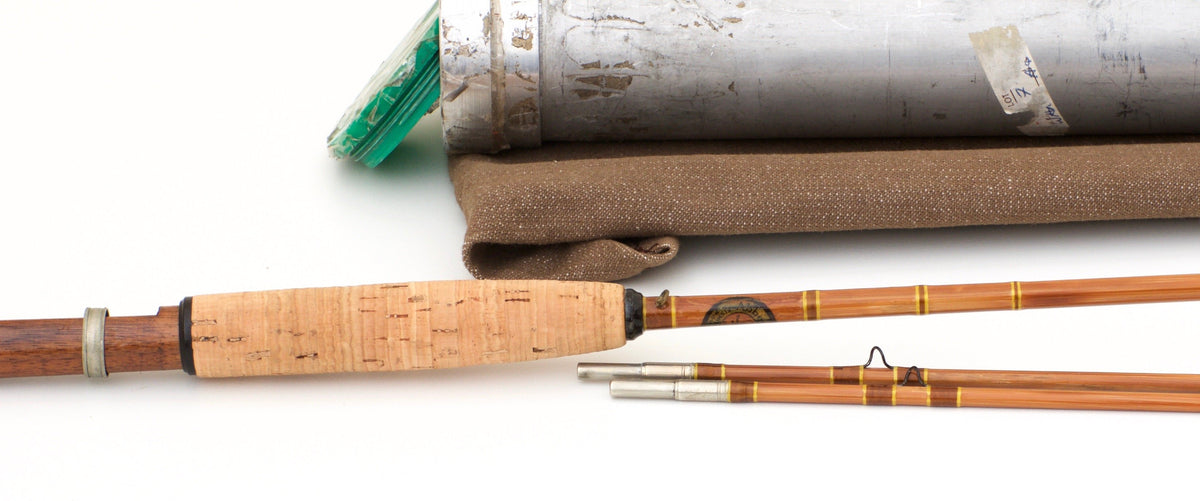 Edwards, E.W. -- Extremely Scarce Signed 7' De Luxe Bamboo Rod (A&I)