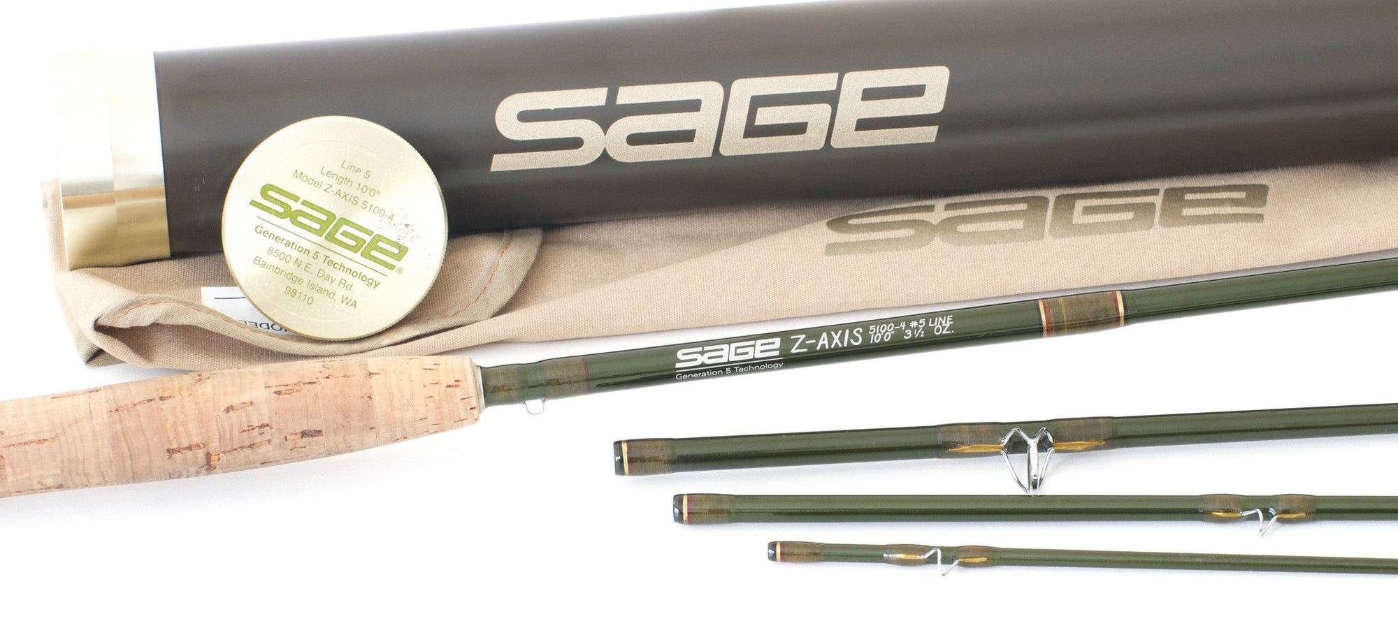 Sage Z-Axis 5100-4 10' 5wt Fly Rod 
