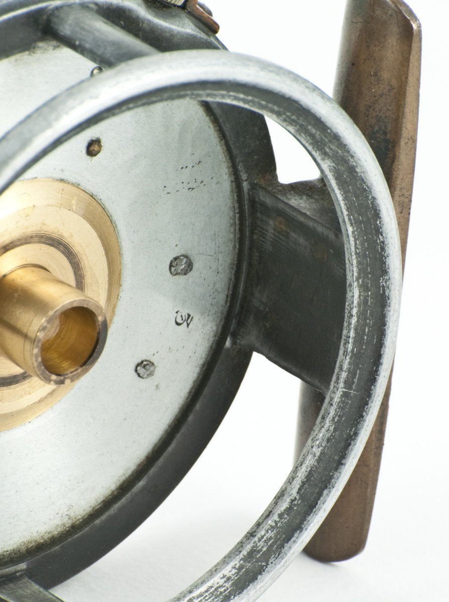 Hardy Contracted Brass Face Perfect 3 1/8" Fly Reel - open ball race! 