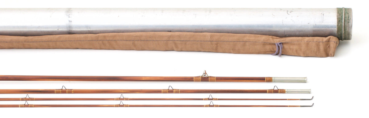 Edwards, E.W. -- Extremely Scarce Signed 8'6 De Luxe Bamboo Rod (A&I)