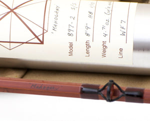 Brandin, Per -- Model 897-2 S/S "Mahogany" Bamboo Rod