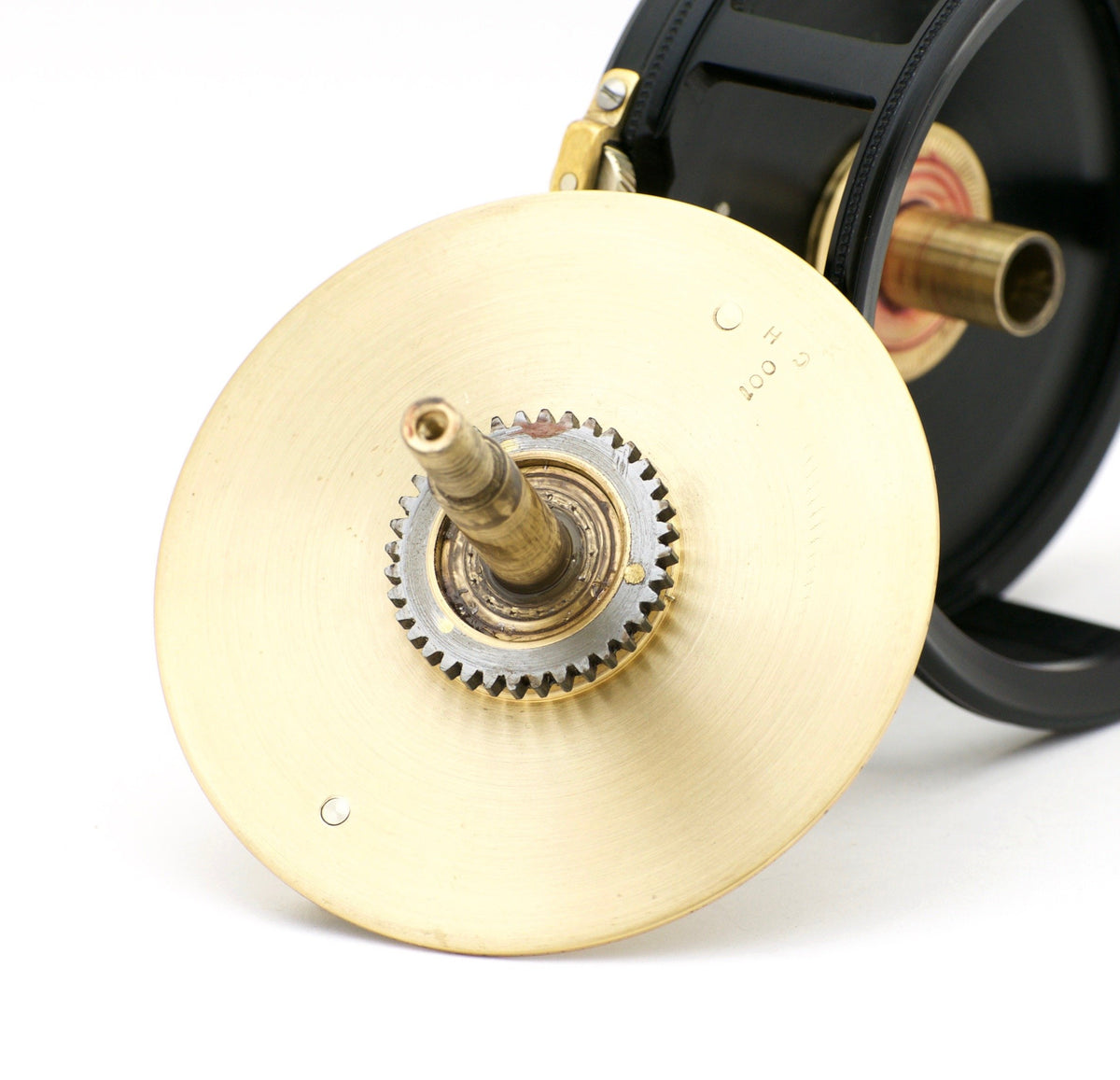 Chris Henshaw 4" Brass Face Perfect Fly Reel 