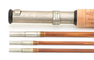 Edwards, E.W. -- Extremely Scarce Signed 8'6 De Luxe Bamboo Rod (A&I)