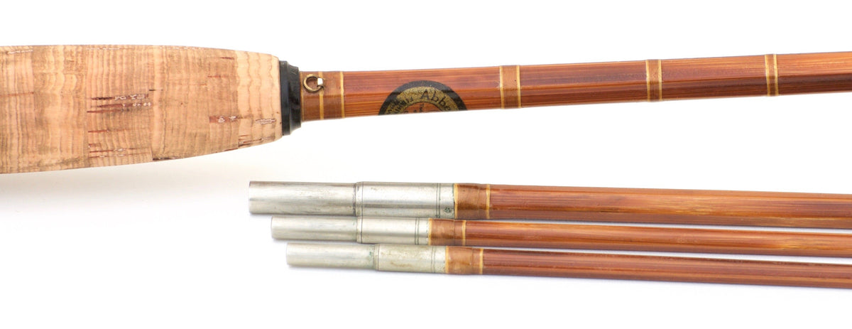 Edwards, E.W. -- Extremely Scarce Signed 8'6 De Luxe Bamboo Rod (A&I)