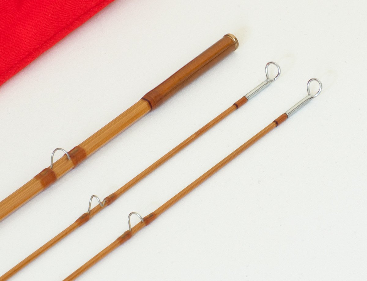2 word term reel less inexpensive bamboo fishing rod R.L. Winston Bamboo Rod 8'6" 2/2 #5 Scrimshaw Reel Seat