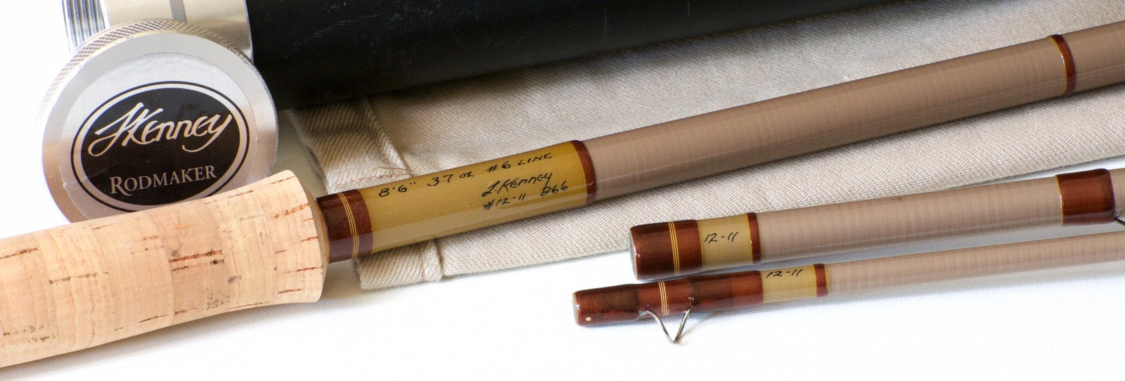 Kenney, Larry - 8'6 6wt fiberglass rod 