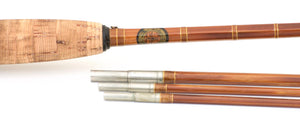 Edwards, E.W. -- Extremely Scarce Signed 8'6 De Luxe Bamboo Rod (A&I)