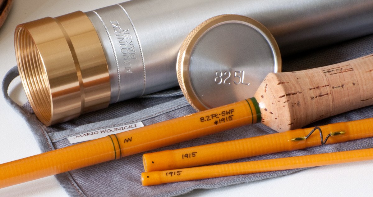 Wojnicki, Mario -- 8'2 3 piece 5wt fiberglass rod 