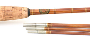 Edwards, E.W. -- Extremely Scarce Signed 8'6 De Luxe Bamboo Rod (A&I)