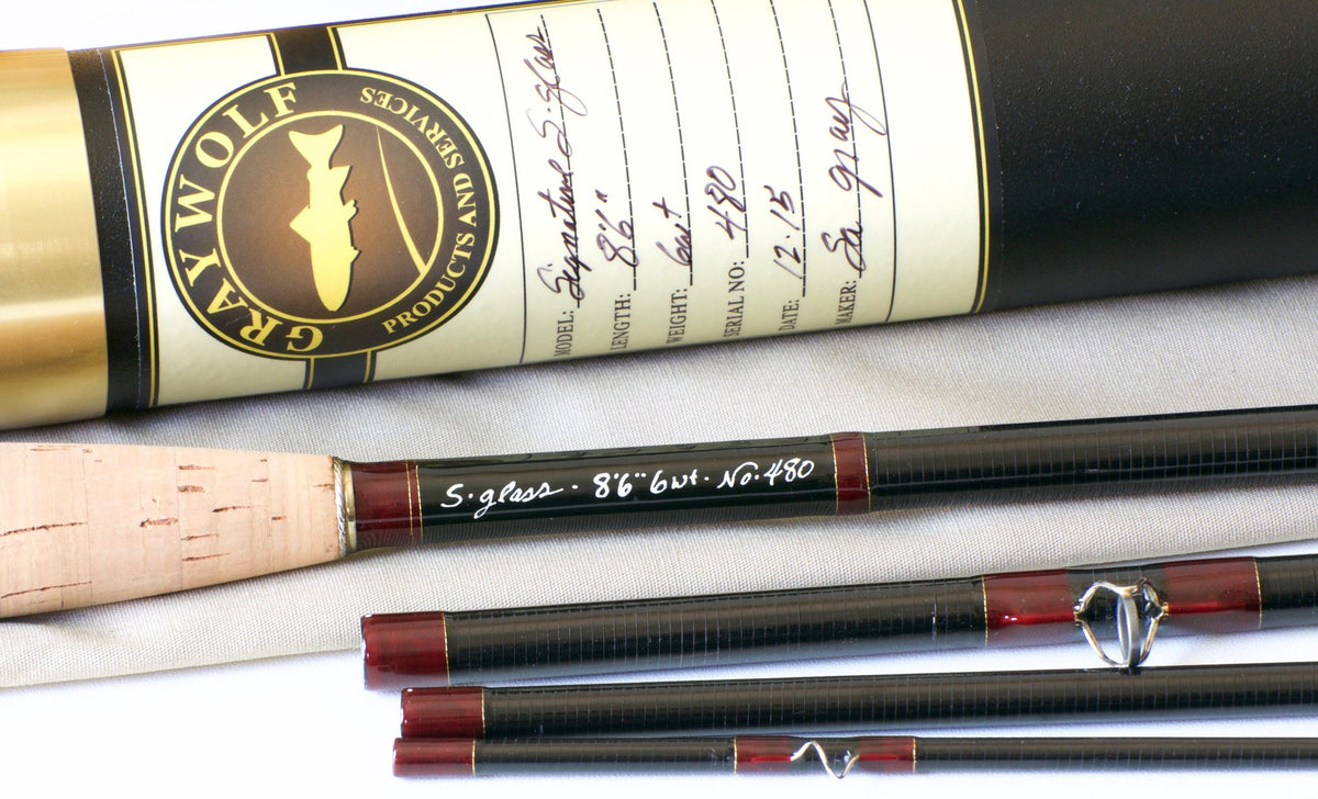 Graywolf Rods Signature Series Fiberglass Fly Rod - 8'6" 6wt 4pc 