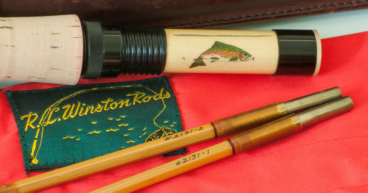 Winston Bamboo Rod 8'6 2/2 Scrimshaw Reel Seat