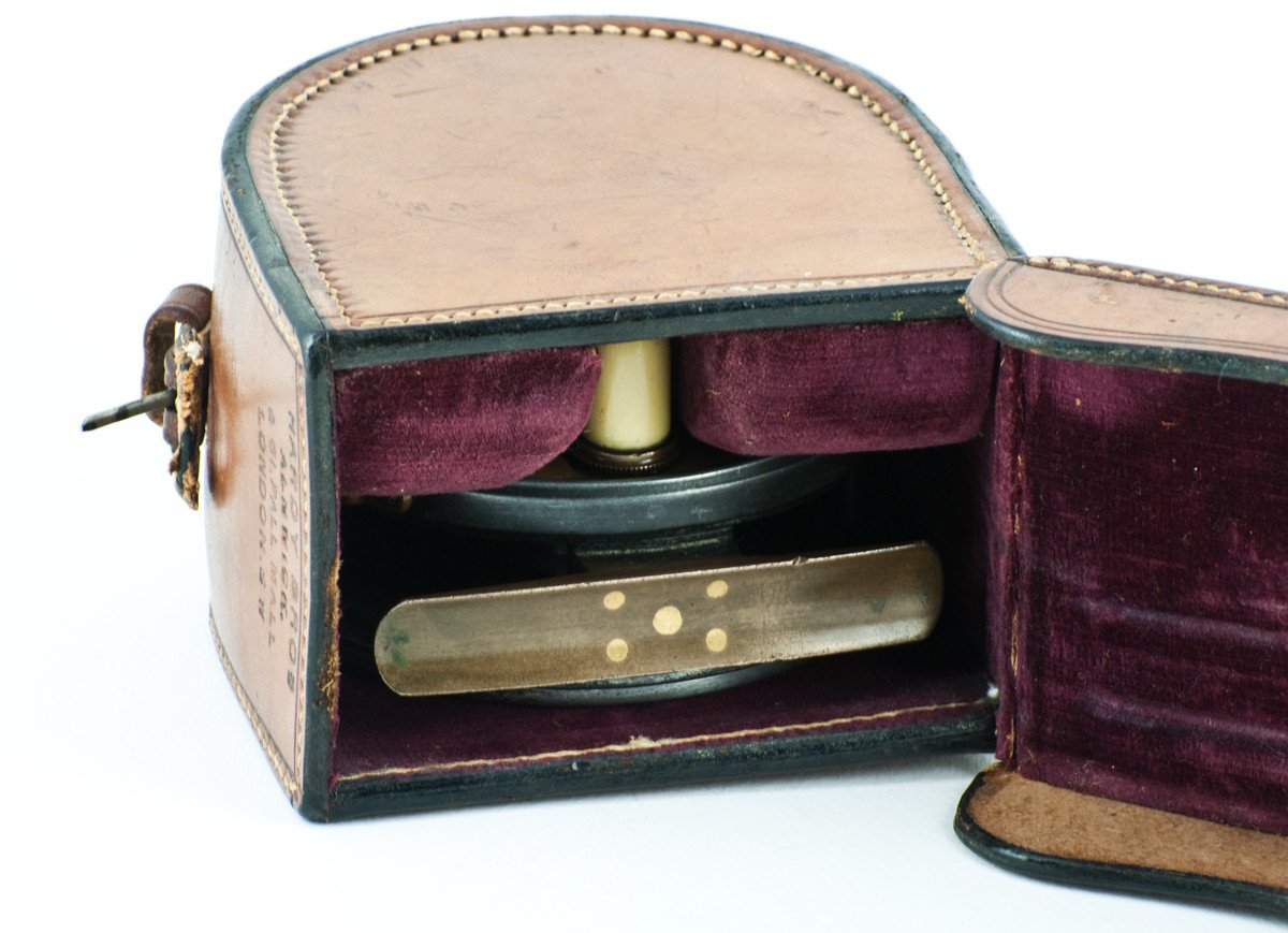 Hardy Contracted Brass Face Perfect 3 1/8" Fly Reel - open ball race! 