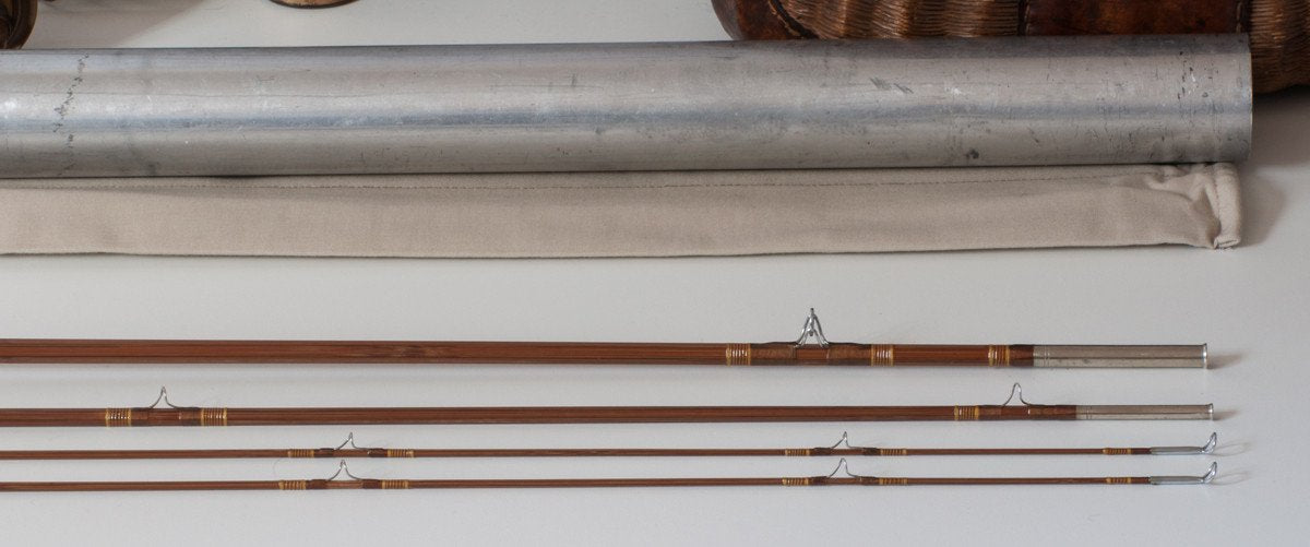 Phillipson Peerless Bamboo Rod 8' 3/2 5wt - handle grip and reel seat detail