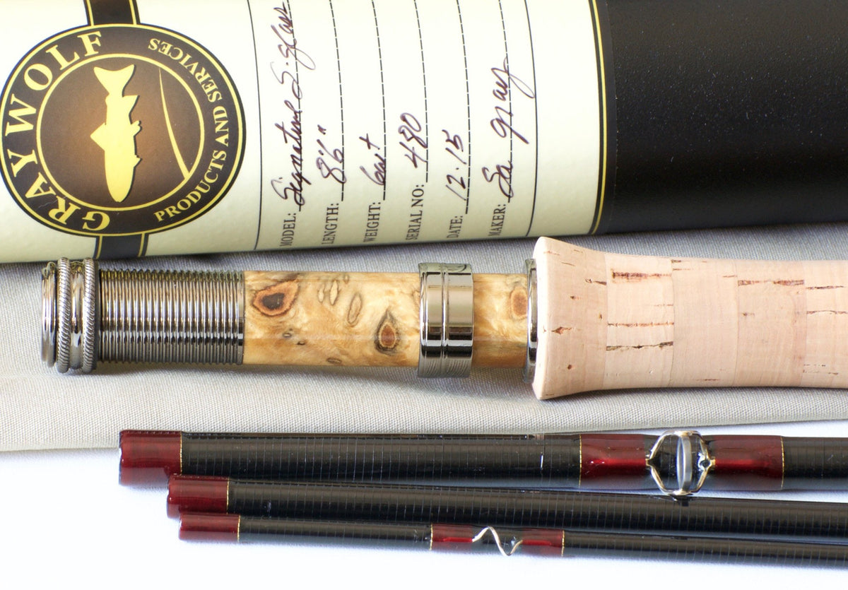 Graywolf Rods Signature Series Fiberglass Fly Rod - 8'6" 6wt 4pc 