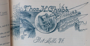 Chubb, Thomas - scarce 1888 catalog