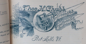 Chubb, Thomas - scarce 1888 catalog 