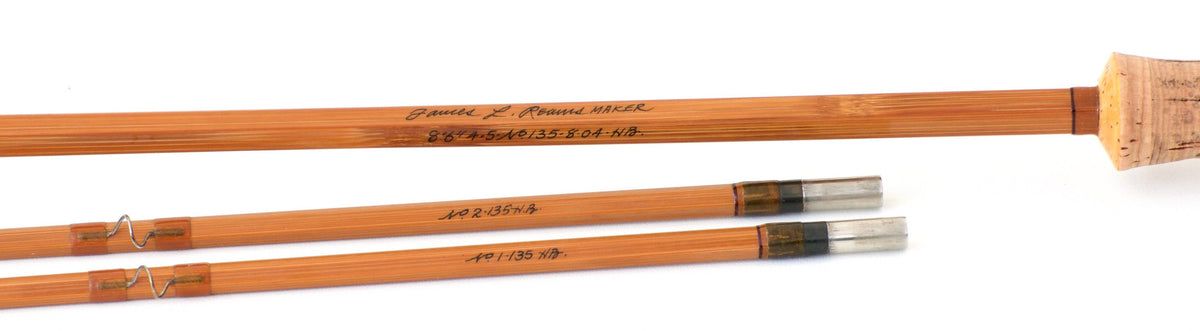 Reams, James - 8'6 2/2 4-5wt Hollowbuilt Bamboo Rod 