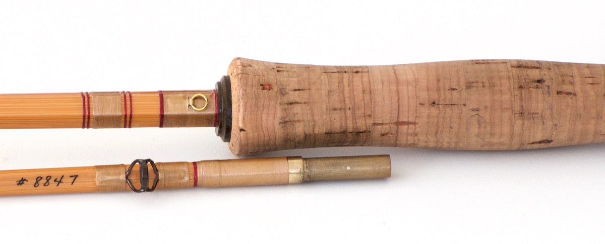 R.L. Winston Bamboo Rod 9' 2/1 #7 - handle grip and reel seat detail