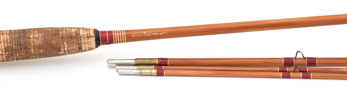 Edwards, E.W. -- Extremely Scarce Signed 8'6 Bamboo Rod