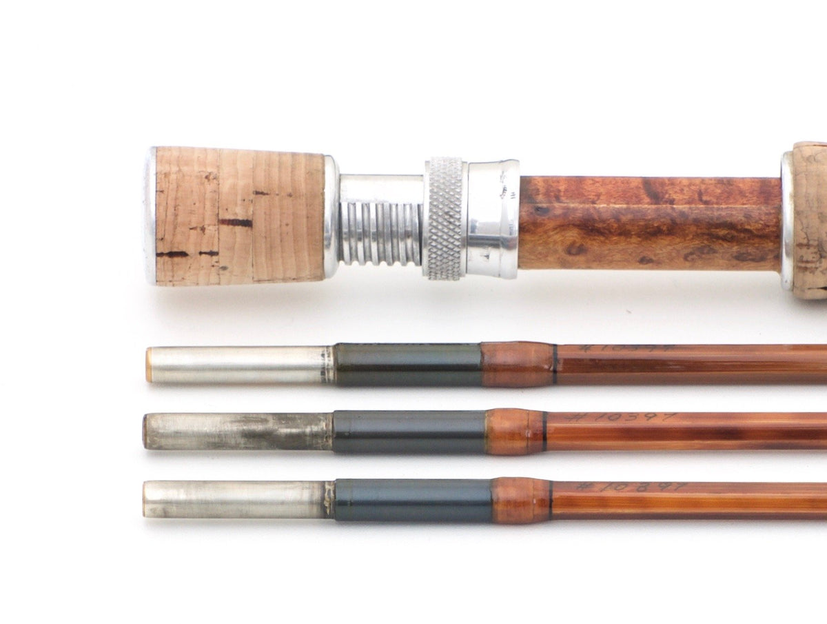 Bob Summers Model 8689 Bamboo Rod 8'6" 3/3 #8/9 - rod sections with wraps and hardware