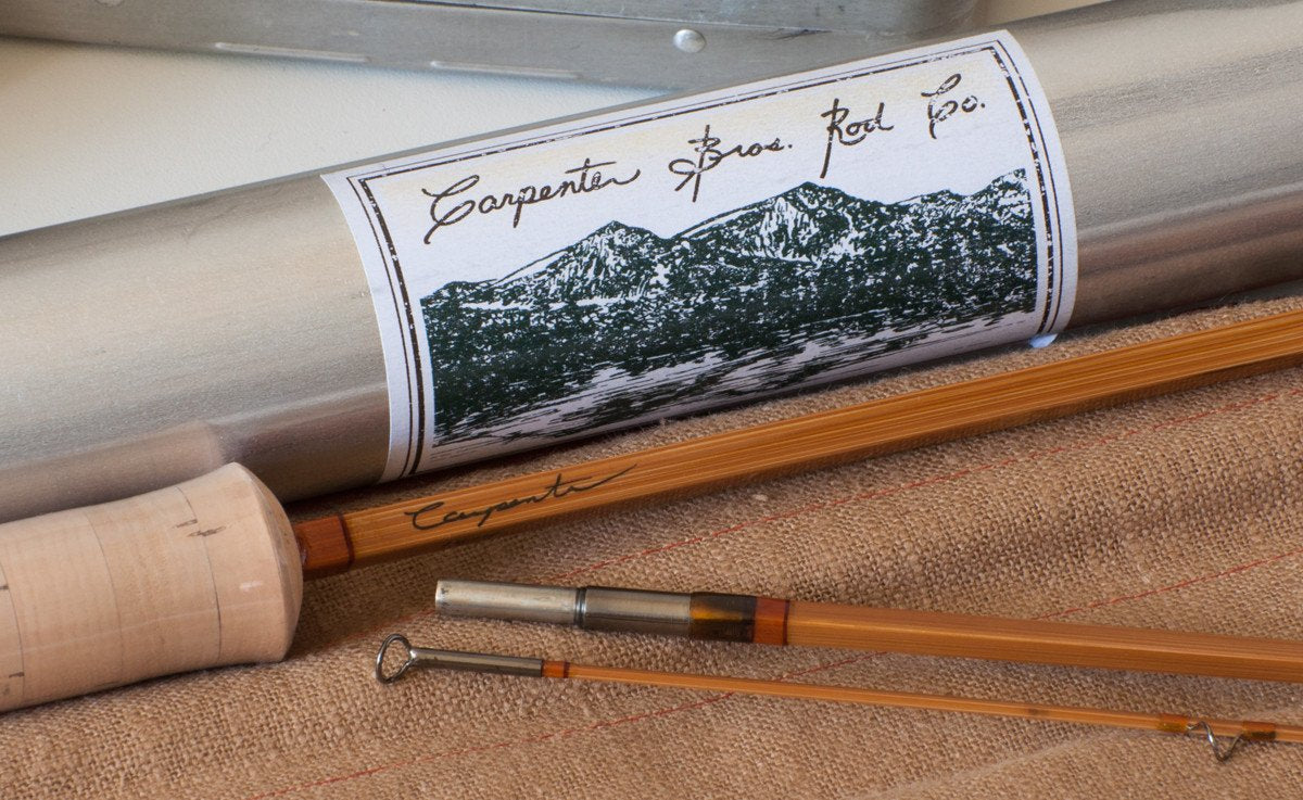 Carpenter Bros. Bamboo Rod - 8'3" 2/2 3-4wt Hollowbuilt Quad