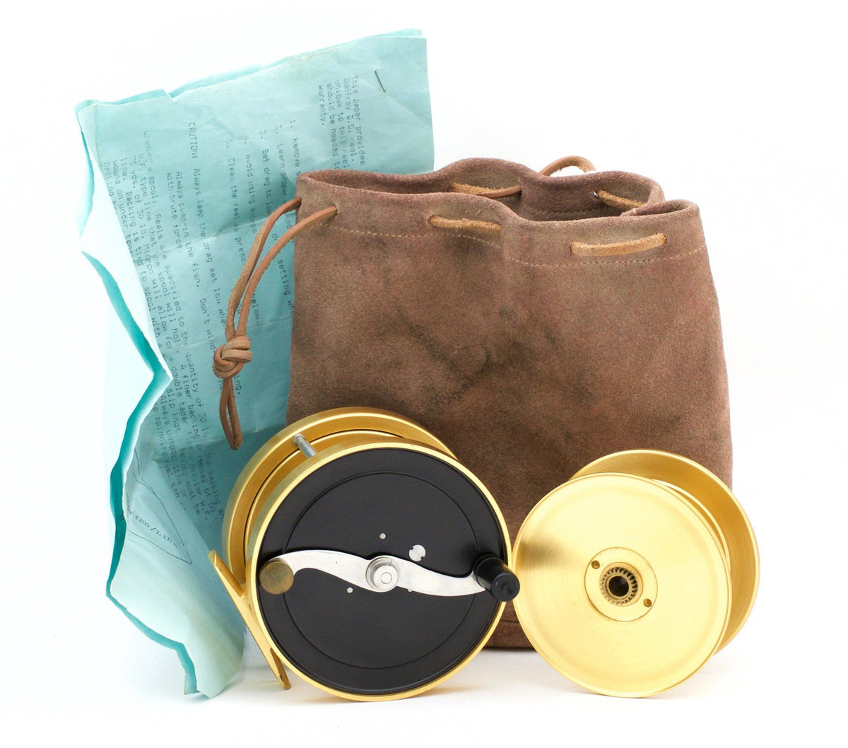 Ted Godfrey Salmon Fly Reel w/ Spare Spool 