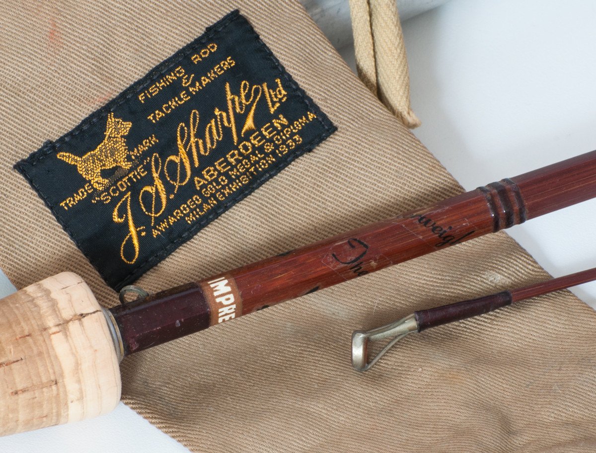 Sharpe's of Aberdeen - Scottie Featherweight Bamboo Rod 8'