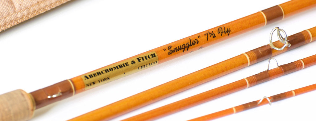 ambercrombie old fishing pole Abercrombie & Fitch "Smuggler" 7'6 6-7wt Fiberglass Fly Rod