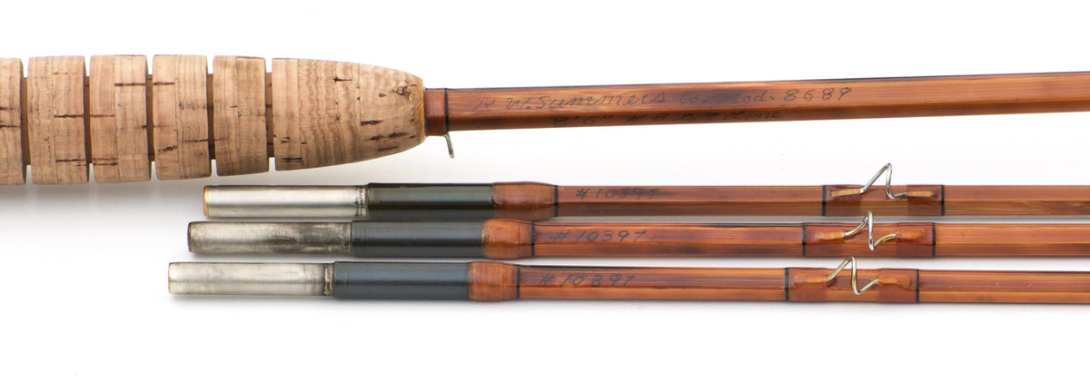 Bob Summers Model 8689 Bamboo Rod 8'6" 3/3 #8/9 - overall view
