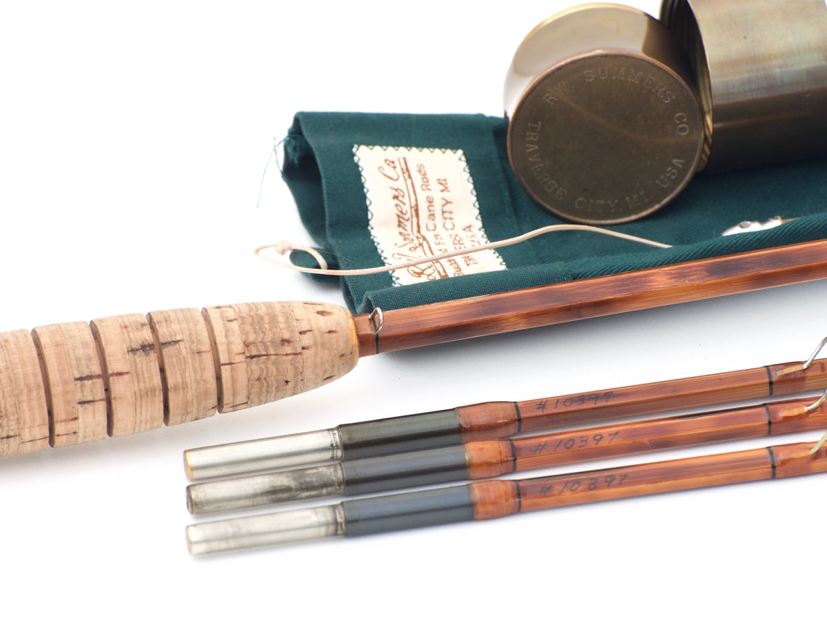 Bob Summers Model 8689 Bamboo Rod 8'6" 3/3 #8/9 - overall view