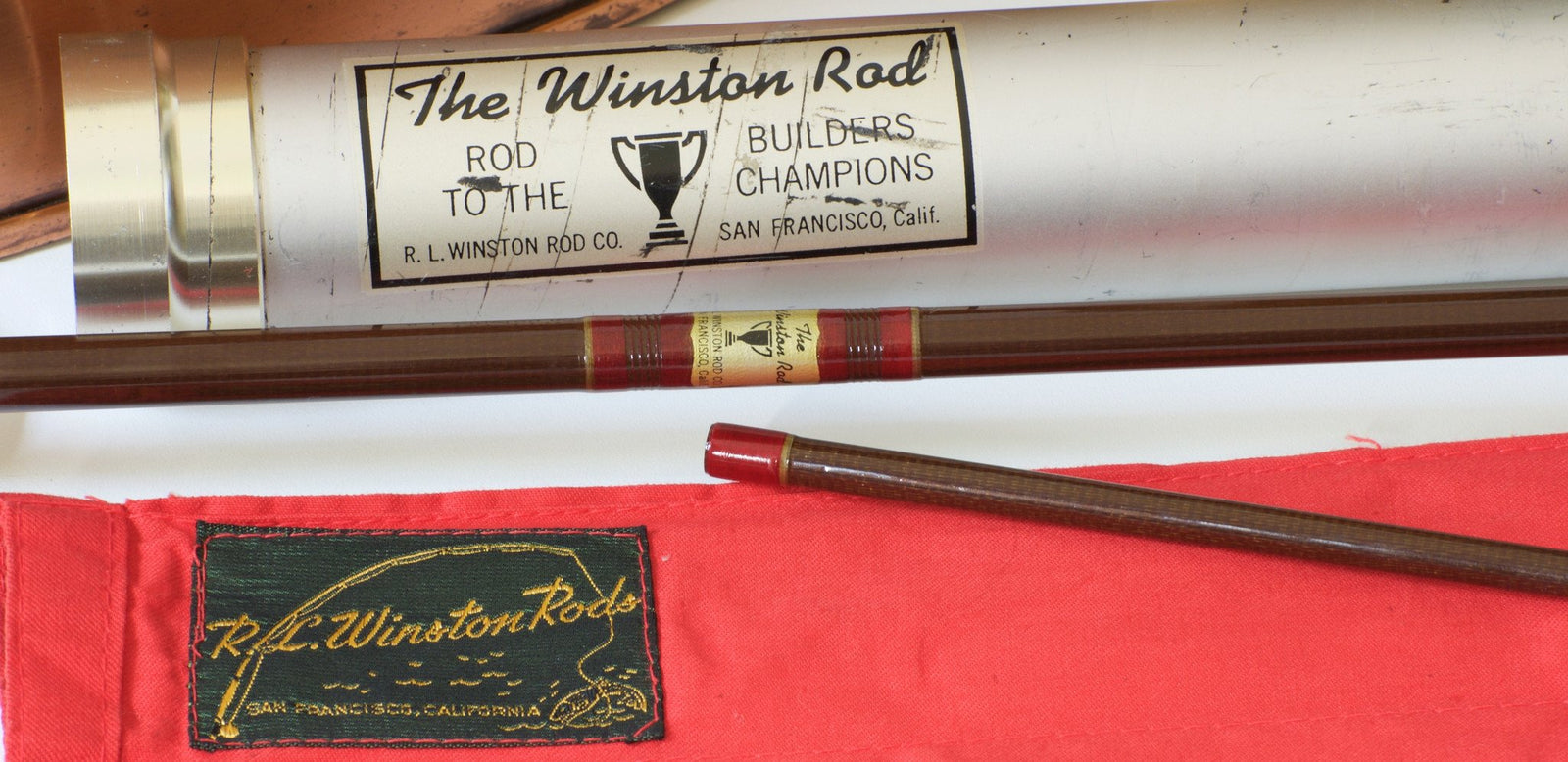 Winston, RL -- 7'6" 5wt SF-era fiberglass rod