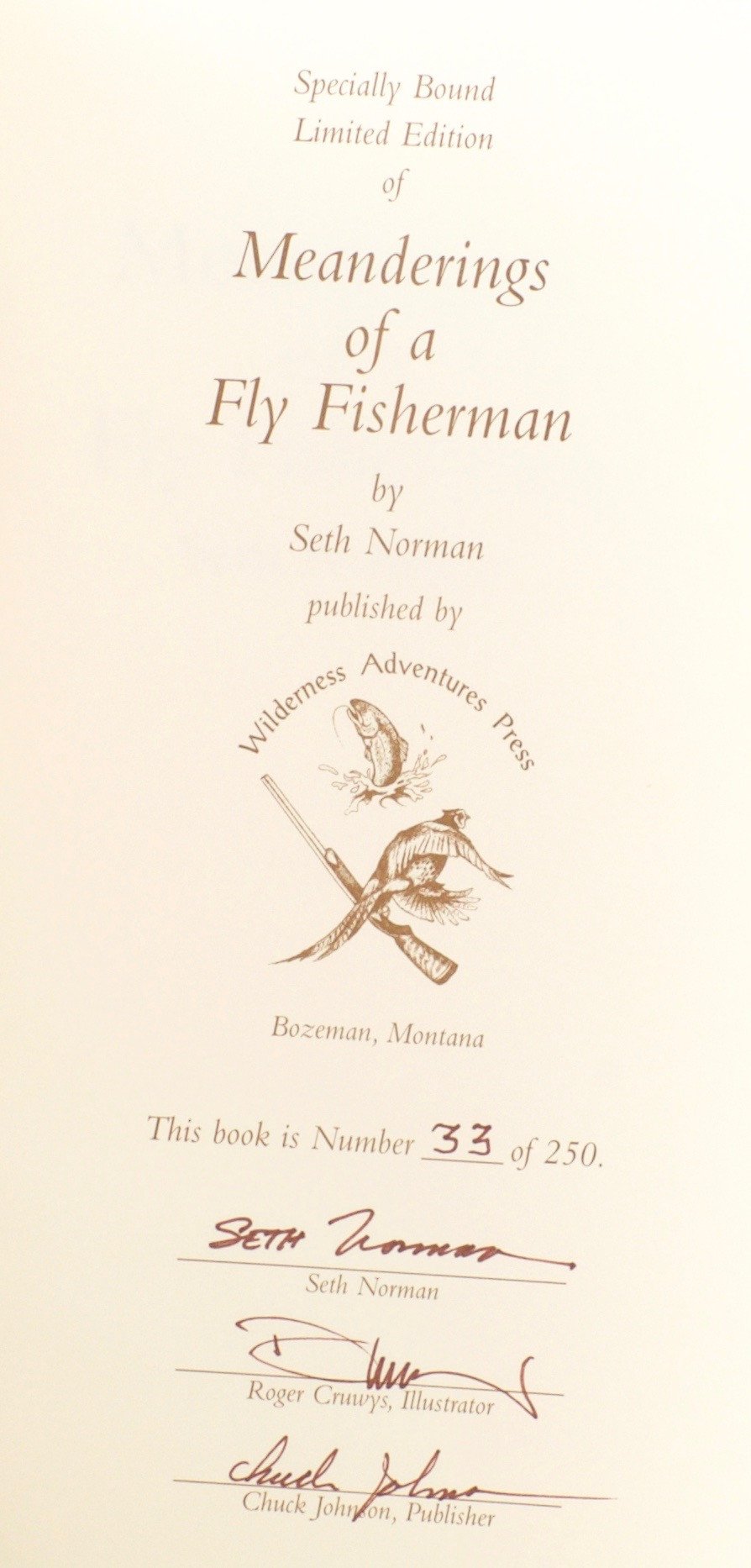 Norman, Seth - Meanderings of a Fly Fisherman 