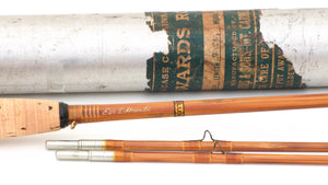Edwards, E.W. -- Extremely Scarce Signed 7' De Luxe Bamboo Rod