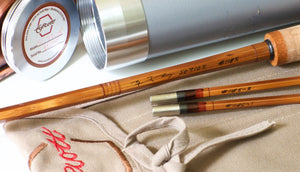 Ramanauskas, Bernard - Scott Rod Co. Bamboo Rod 7'10 2/2 5wt - rod sections with guides and wraps
