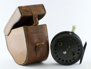 Hardy Silex Major 3 1/2" Reel with Hardy Leather Case 