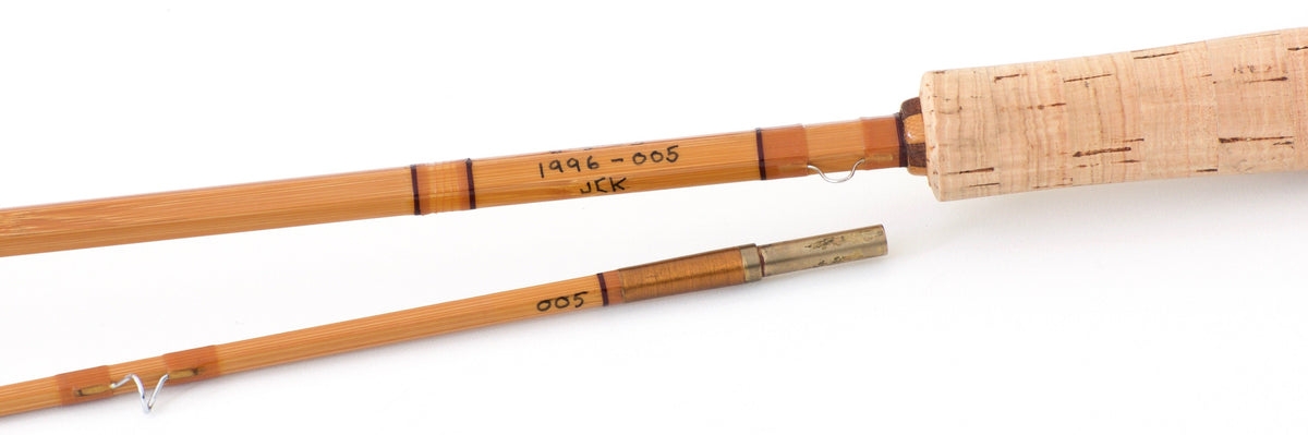 R.L. Winston Prototype Bamboo Rod 8'3" 2/1 #5 - full rod assembled view