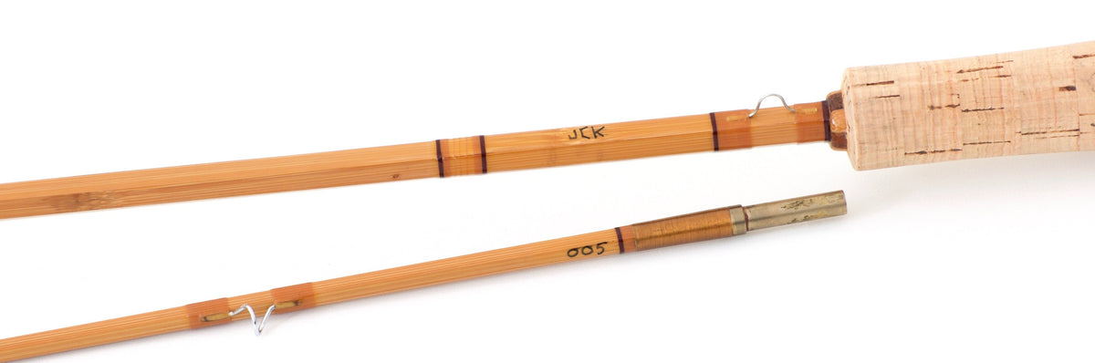 R.L. Winston Prototype Bamboo Rod 8'3" 2/1 #5 - handle grip and reel seat detail