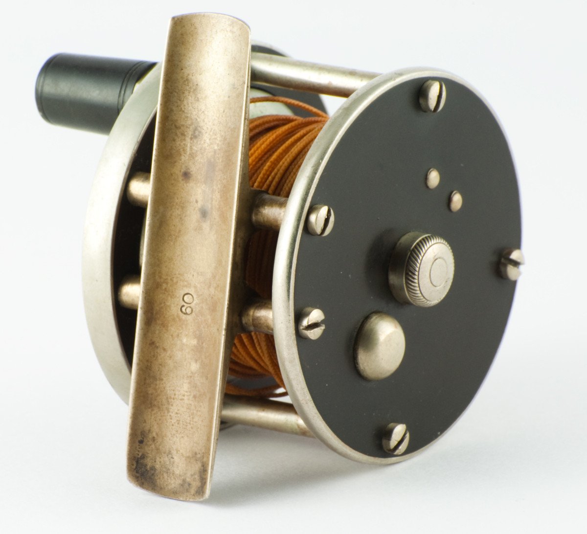 Montague / US Net & Twine nickel silver fly reel - size 60yd