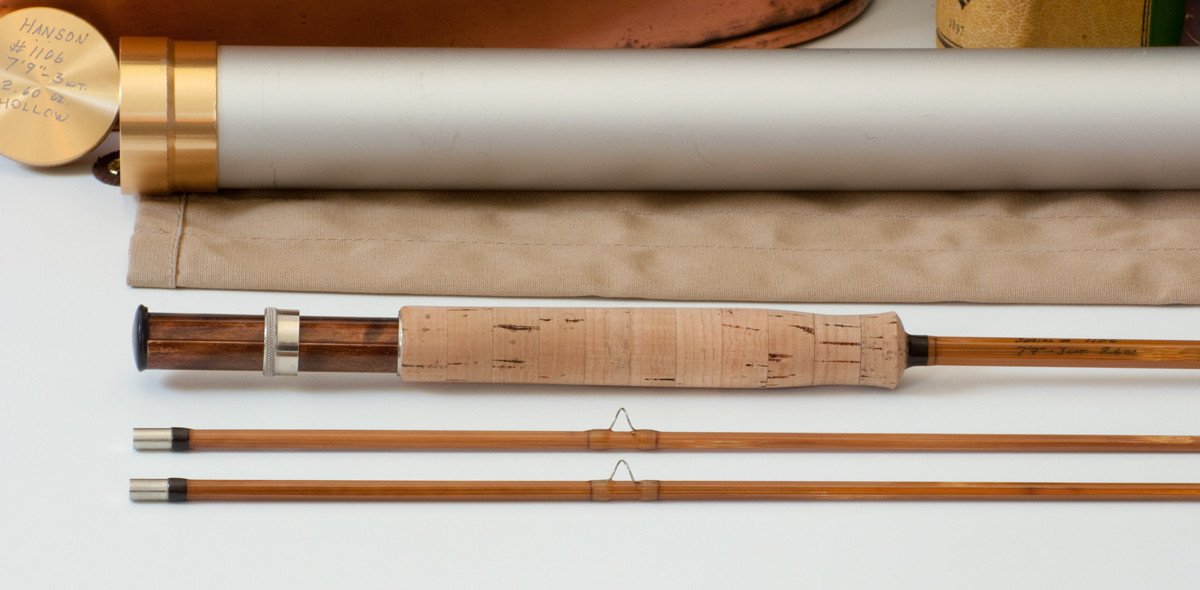 Hanson, Leon - 7'9 2/2 3wt Hollowbuilt Bamboo Rod