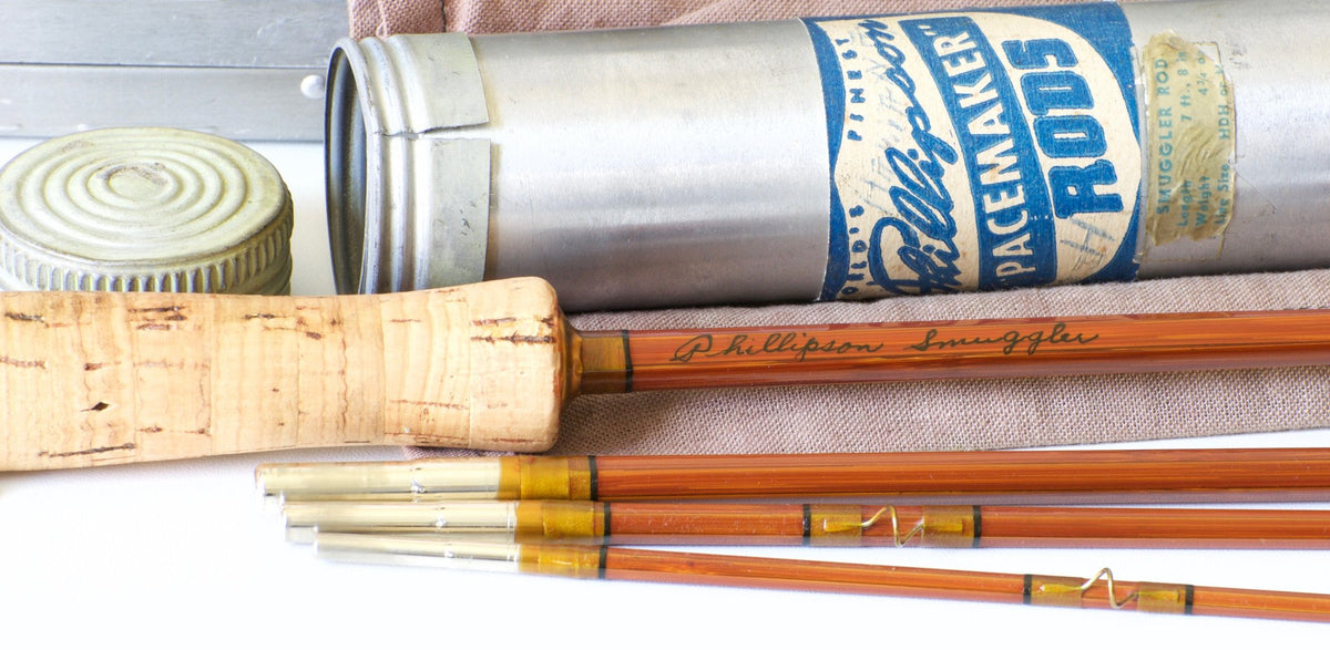 Phillipson Smuggler Bamboo Rod - ferrules and tips detail
