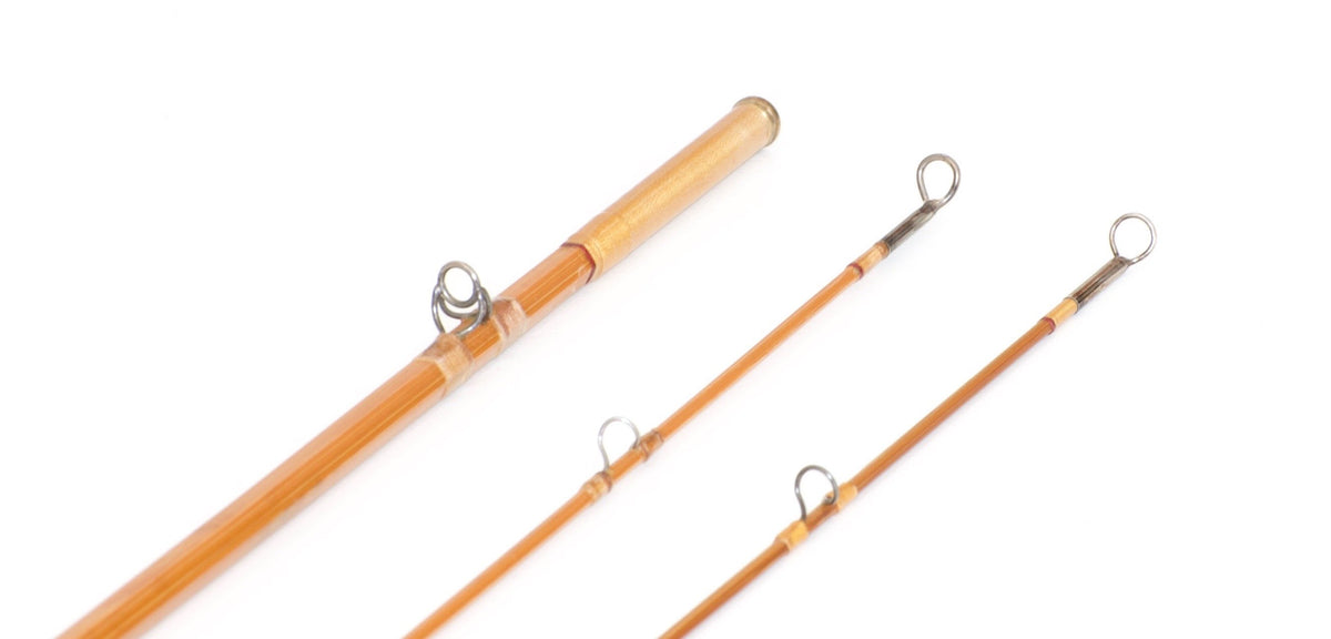 R.L. Winston Bamboo Rod 8' 2/2 #5 - rod sections with guides and wraps