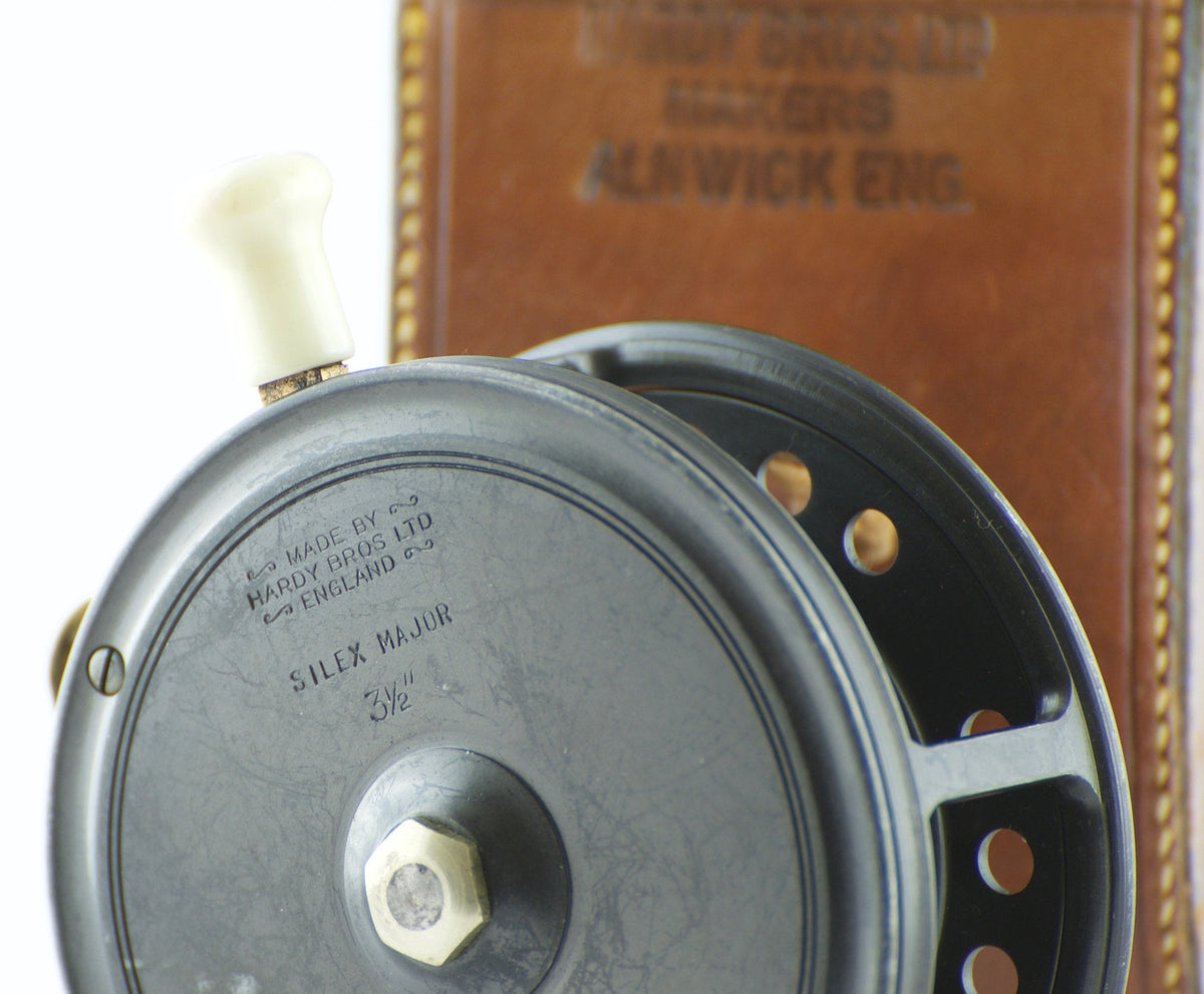 Hardy Silex Major 3 1/2" Reel with Hardy Leather Case 