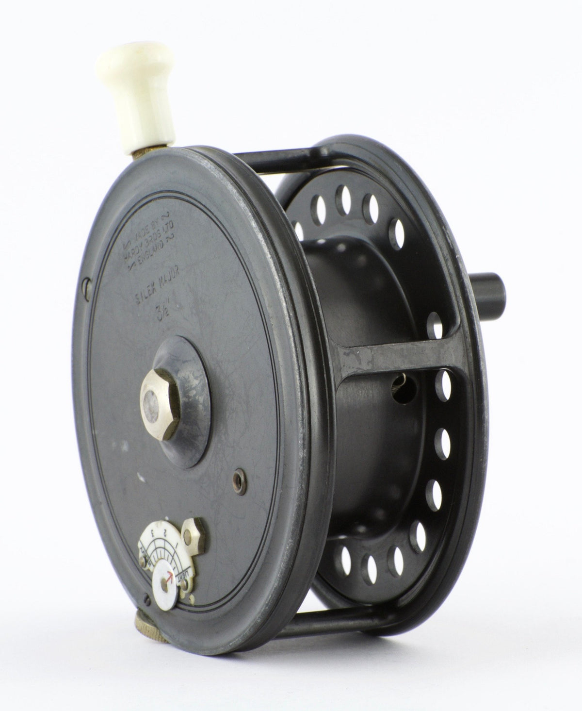 Hardy Silex Major 3 1/2" Reel with Hardy Leather Case