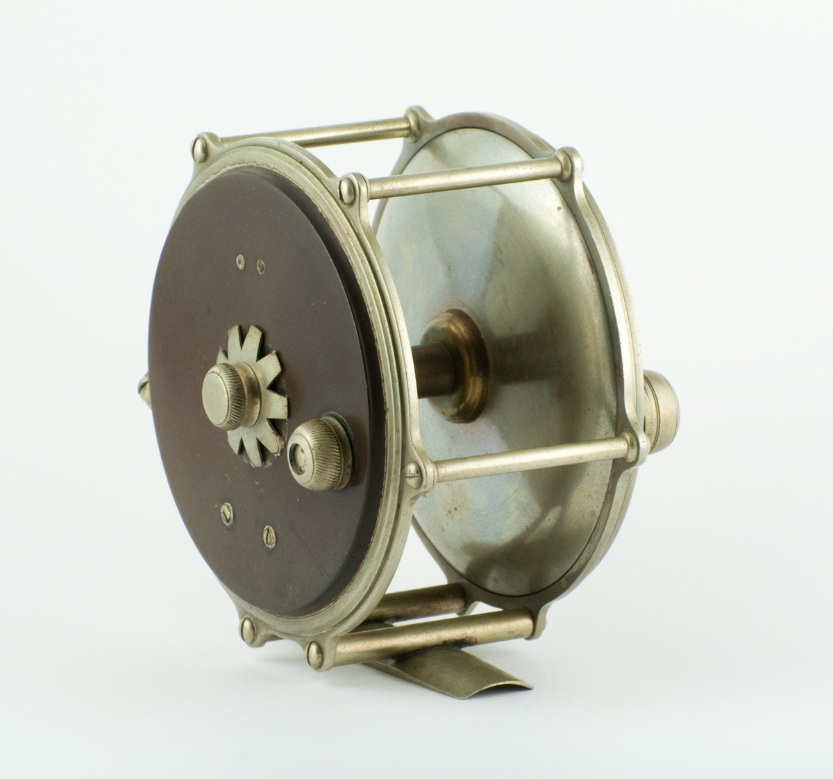 Julius Vom Hofe early raised pillar salmon reel - size 4/0