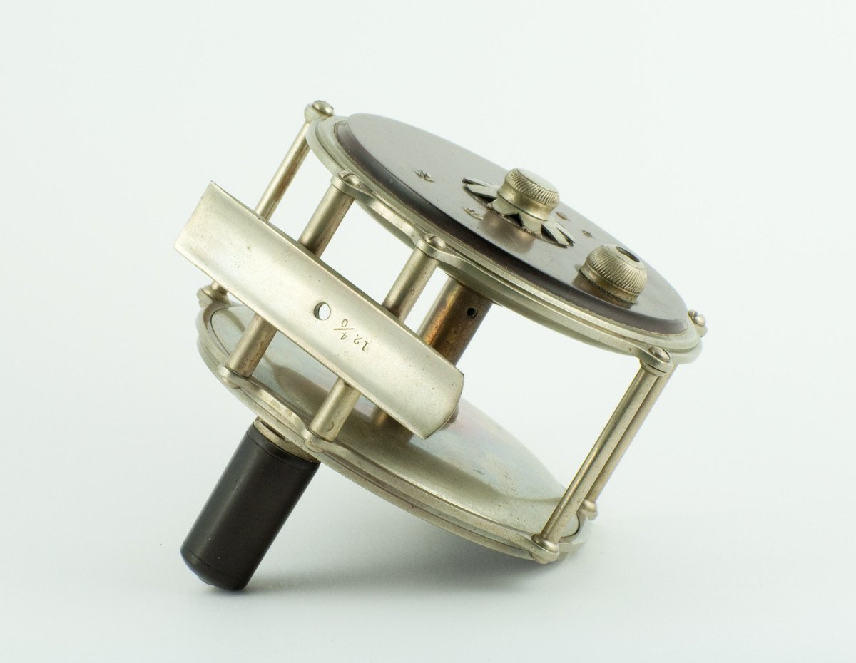 Julius Vom Hofe - early raised pillar salmon reel - size 4/0