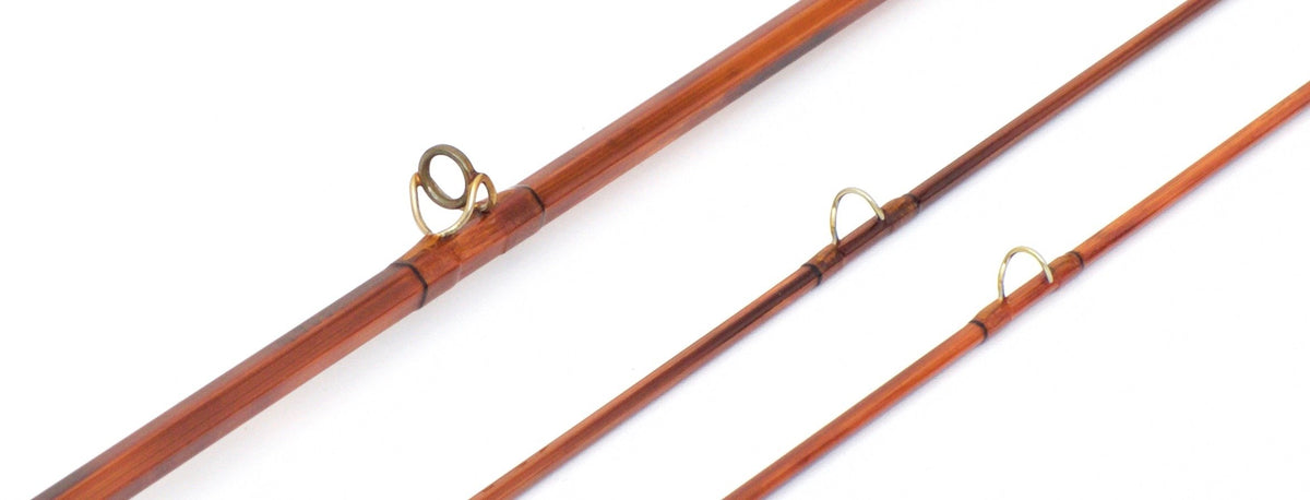 Bob Summers Midge Deluxe Bamboo Rod 5'6" 2/2 #4/5 - ferrules and tip tops detail